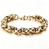 18K Gold Plated Edelstahl Cuban Link Kette - Herren Hip Hop Stil, Farbecht, Hochglanzpoliert.