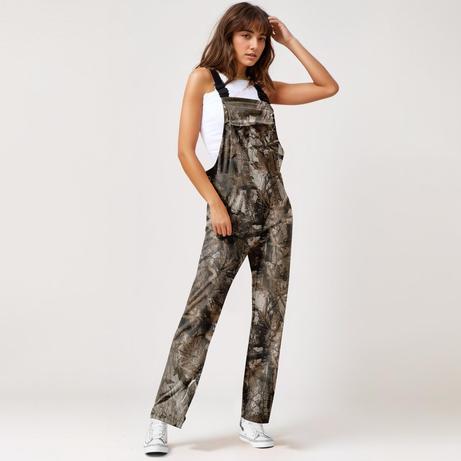 

Женские флисовые комбинезоны, цельные комбинезоны, регулируемые лямки для чулок, теплые зимние пушистые лыжные брюки L коричневый