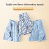 Boys' Fleece Jacket for Autumn/Winter - Stand-Up Collar, School Uniform Layer, Warm and Thick