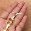 Citrine Gemstone : 925 Sterling Silver Handmade Multi Gemstone Bracelet Jewelry