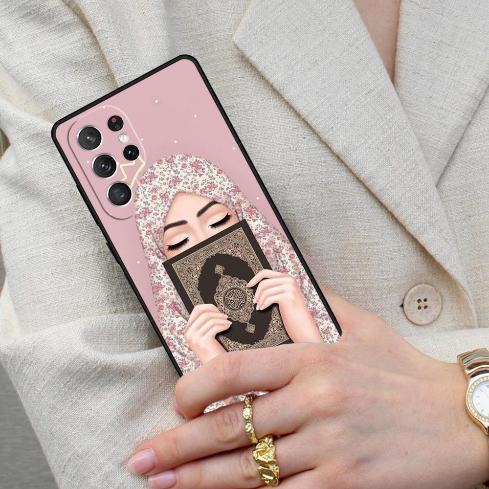 Islamic Hijab Girl Queen Cell Phone Case for Samsung Galaxy S26 Ultra S25 S24 S23 S22 S21 S20 Note10 Cover