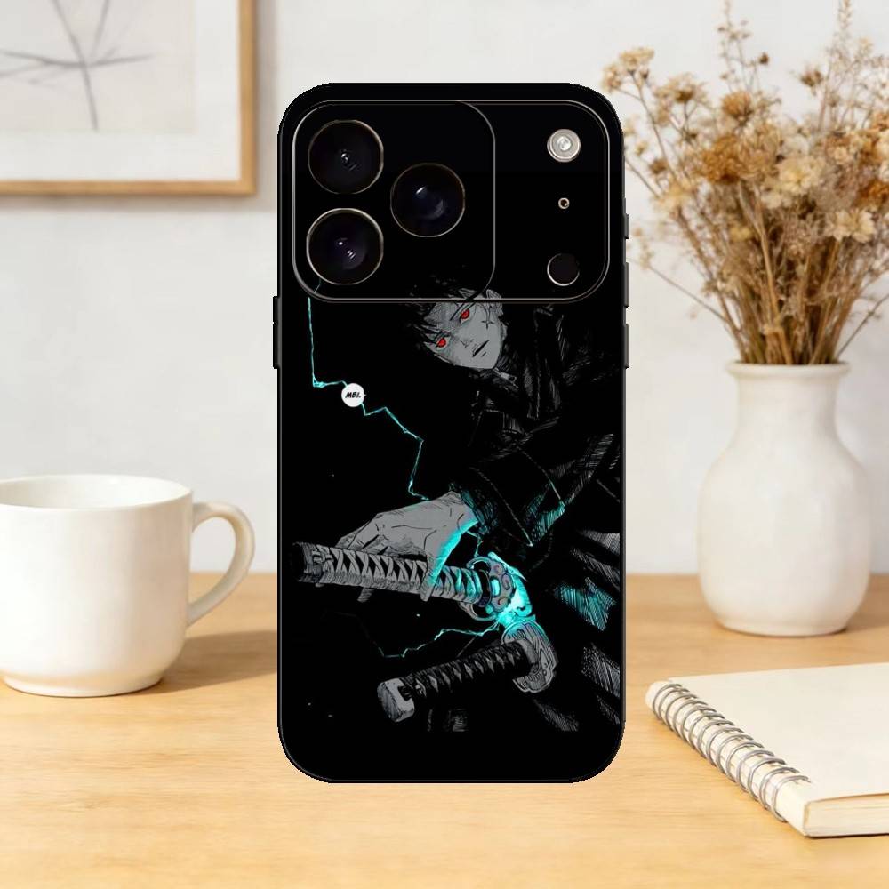 Chihiro Dark Anime K-Kagurabachi Phone Case Silicone black Soft For IPhone 17,16,15,14,13,12,11,SE,Plus Pro Max