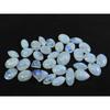 07X09-12X16MM Natural Rainbow Moonstone Mix Cabochon 32Pcs. Gemstone 158Cts. C-36