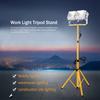 Hvy Duty Telescopic Tripod Stand for LED Work Lights,   Height with Two Button, Antislip Base Industrial Lighting for Construction Site Wareh