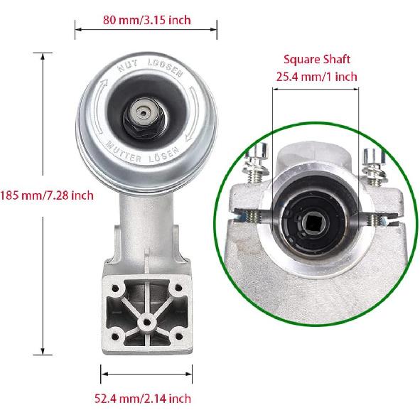 Replacement Weed Eater Gear Head for Stihl String Trimmer Attachment Part FS55 FS80 FS85 FS 90 FS94R FS 111 RX FS120 FS130 FS131 FS 240 FS250