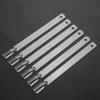 100Pcs Celsius Bag Fan False Nail Tip Stick   Manicure Polish Gel Display Practice Tools(White)