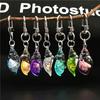 7 Pcs Ocean Style Conch Pendant Acrylic Glow in Dark Conch Pendant Keychain Women Keychain Jewelry