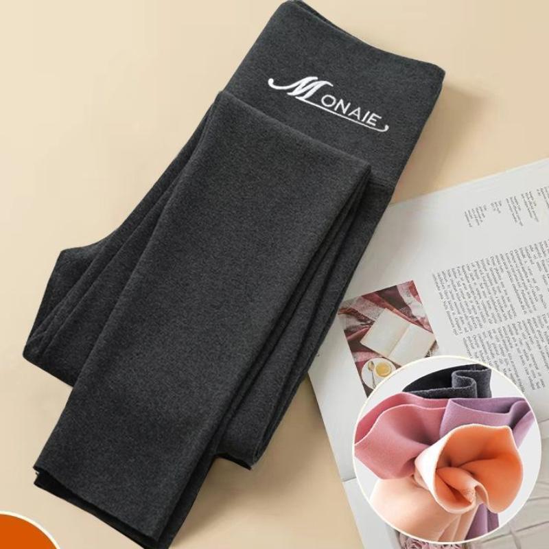 

Осенние и зимние флисовые утолщенные леггинсы Derong Autumn Pants носят женщины как внутри, так и снаружи. Тонкие повседневные обтягивающие теплые брюки с высокой талией. XL темно серый