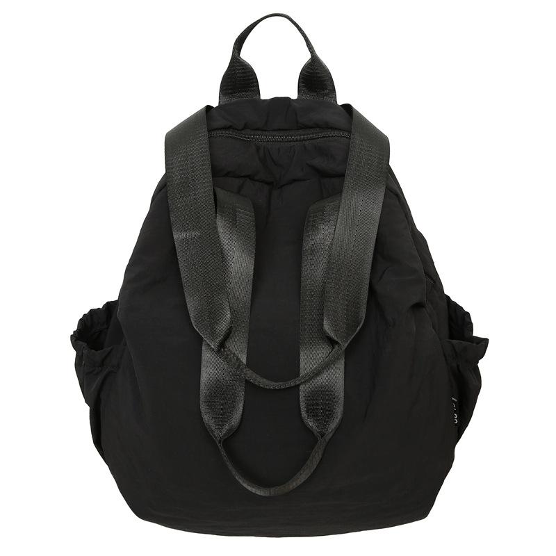 Schoolbag New Sports Double Backpack, Lightweight Cloth Bag Large Capacity Shoulder Bag, Casual Versatile Travel Double Backpack