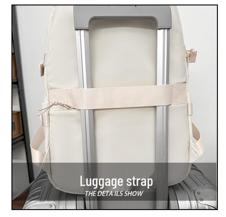 Custom Logo Backpack for Schools and Institutions: Stylish, Solid Color, Spacious, Trendy Campus-Style Bag for Students