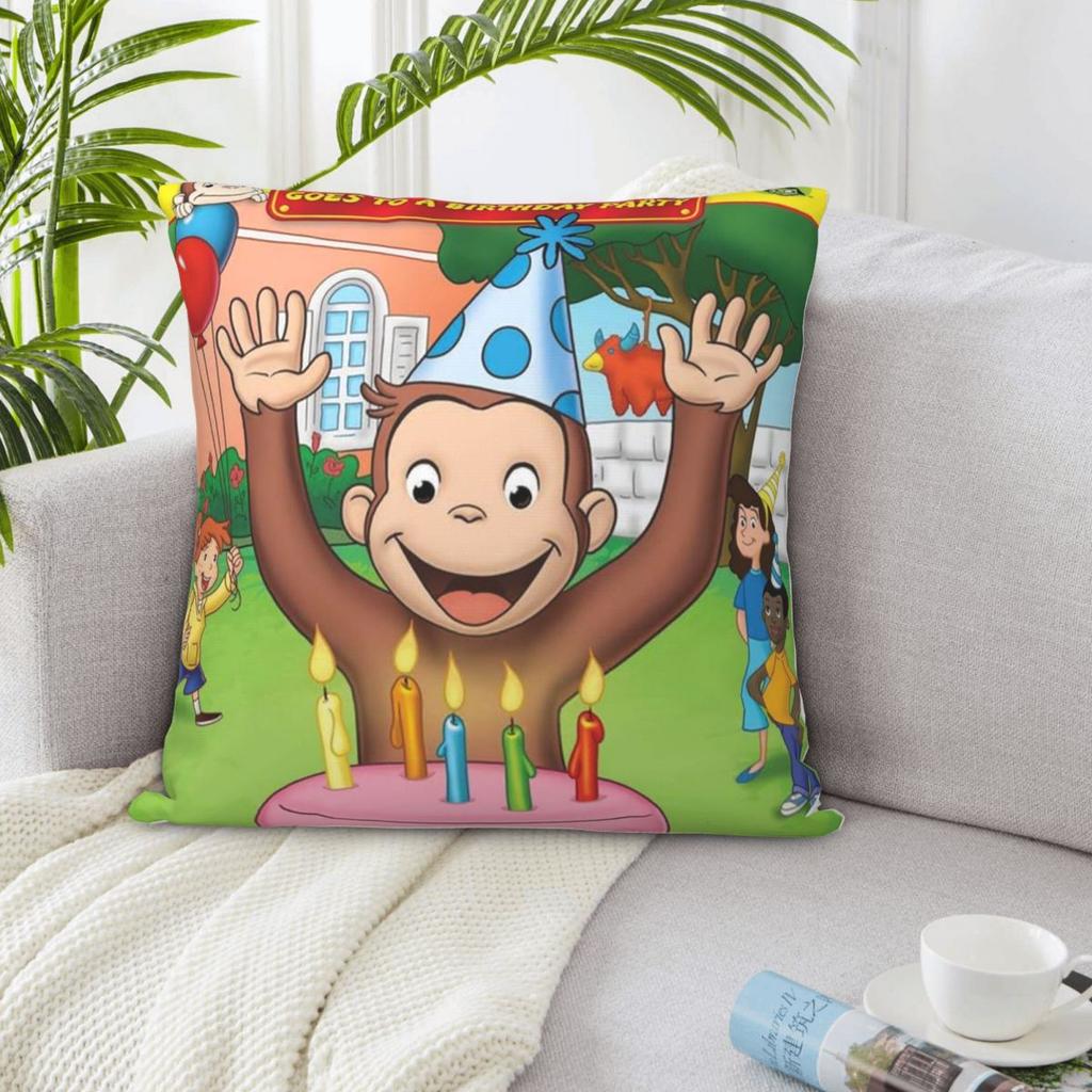 Curious George 000724 Decoration Home Decoration Home Decor Items Dakimakura Pillow Case Pillow Cover