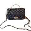 Stijlvolle Mini Vierkante Crossbody Tas voor Dames PU Leer Handtas Met Ketting Riem Dagelijks Gebruik