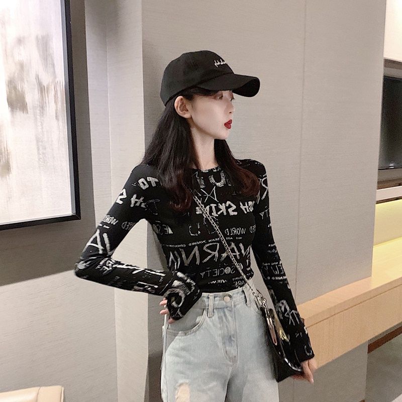 

Younger Black Fall/Winter Slim Long Sleeves Western Style Shirt Black S