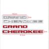 Car Front Rear LIMITED 4X4 Logo Auto Grille Emblem Sticker Accessories For Jeep Renegade Compass Grand Cherokee Wrangler Rubicon