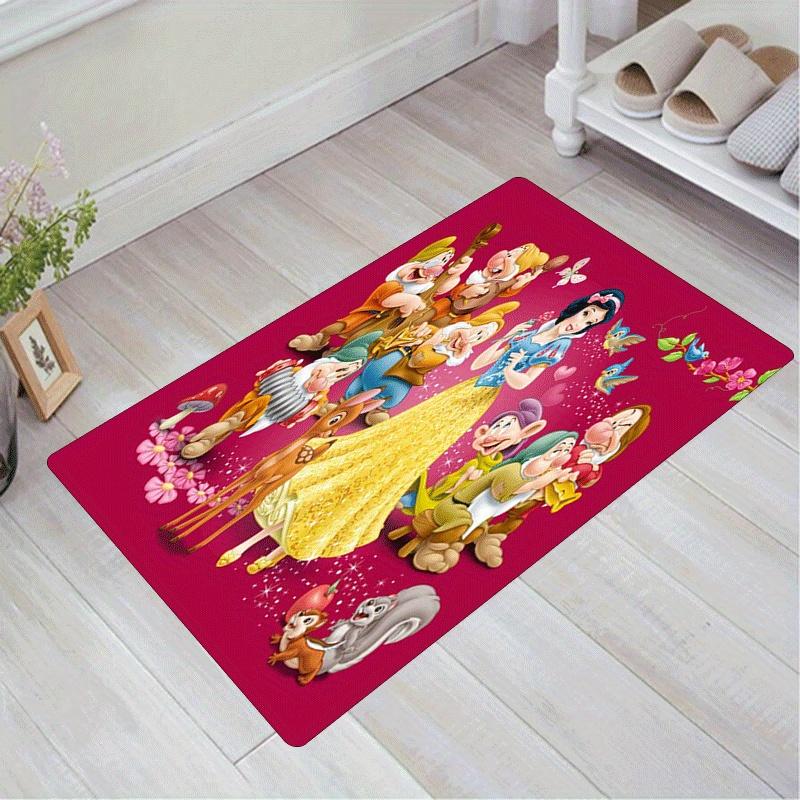 

1pc Snow White Pattern Area Rug Soft Flannel Floor Mat for Living Room,Office,Bedroom and Carpet,Sofa Coffee Table Floor Mat 60cm by 90cm