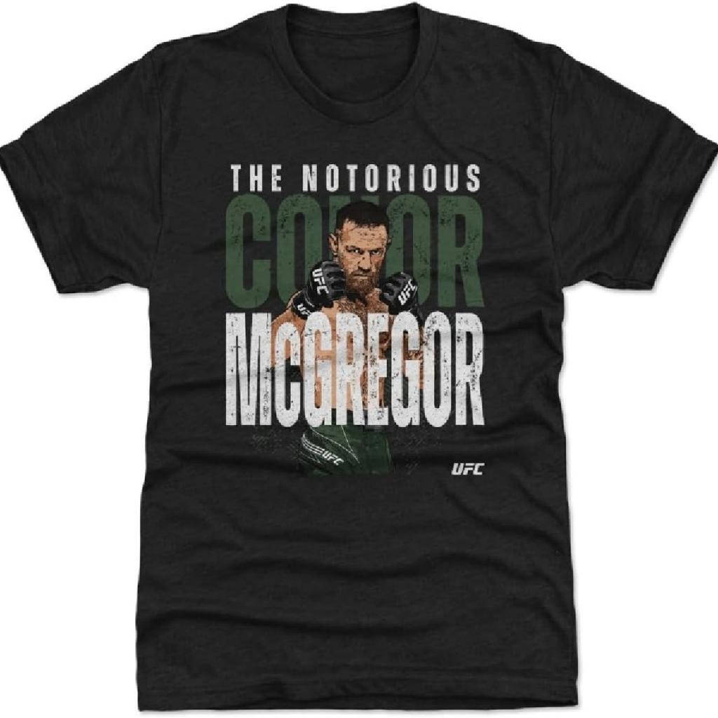 500 LEVEL Conor McGregor UFC Unisex Premium T-Shirt - Conor McGregor The Notorious Bold WHT