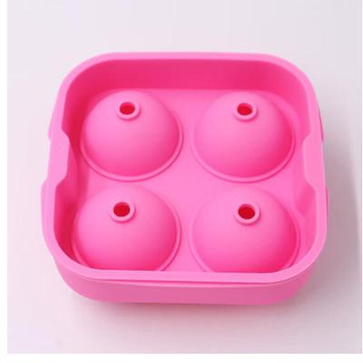 Molde de Silicone para Bolas de Gelo com 4 Cavidades