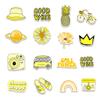 50 New Yellow Graffiti Stickers Balance Bike Laptop Mobile Phone Waterproof Stickers