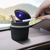 Car LED Portable Multifunctional Ashtray Car Accessories for Skoda Octavia Enyaq Rapid Karoq Derivati Fabia Kodiaq Kamiq Superb Yeti