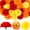 6Cm Carnation DIY Wreath Wedding Marigold Halloween Decoration Day of The Dead Wreath Accessories