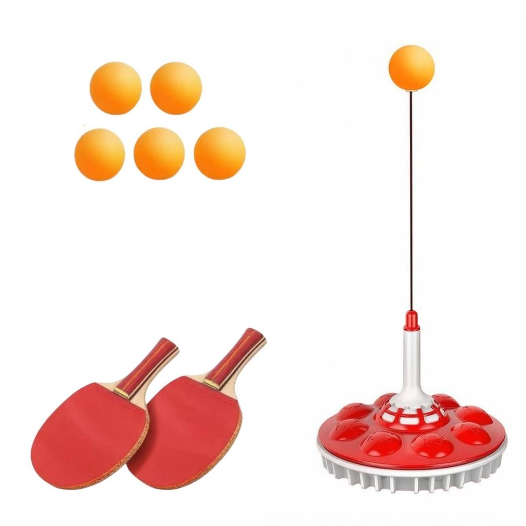 Stable Tabletop-without-Table Table Tennis Rebound Practice Device