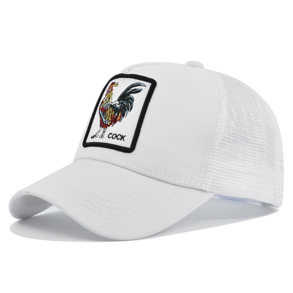 Duck Tongue Cap Cartoon Animal Rooster Cotton Embroidered Net Cap Baseball Cap