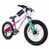 Rower Dziecięcy 20 Cali Dla Dziewczynki Mtb Shimano 6 Biegów Amortyzator Szerokie Opony Verdant Calix Biały Różowy
