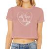Self Love Club - Women’s Flowy Cropped Tee Unisex T-Shirt