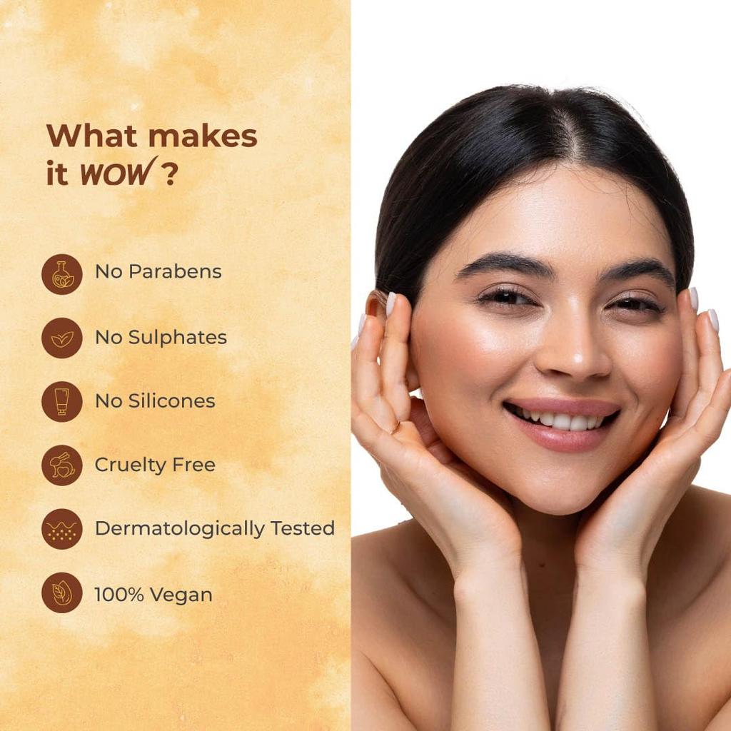 WOW Skin Science Purifying Multani Mitti Face Wash for All Skin Types 100 Ml Pack of 1 Brightens Skin