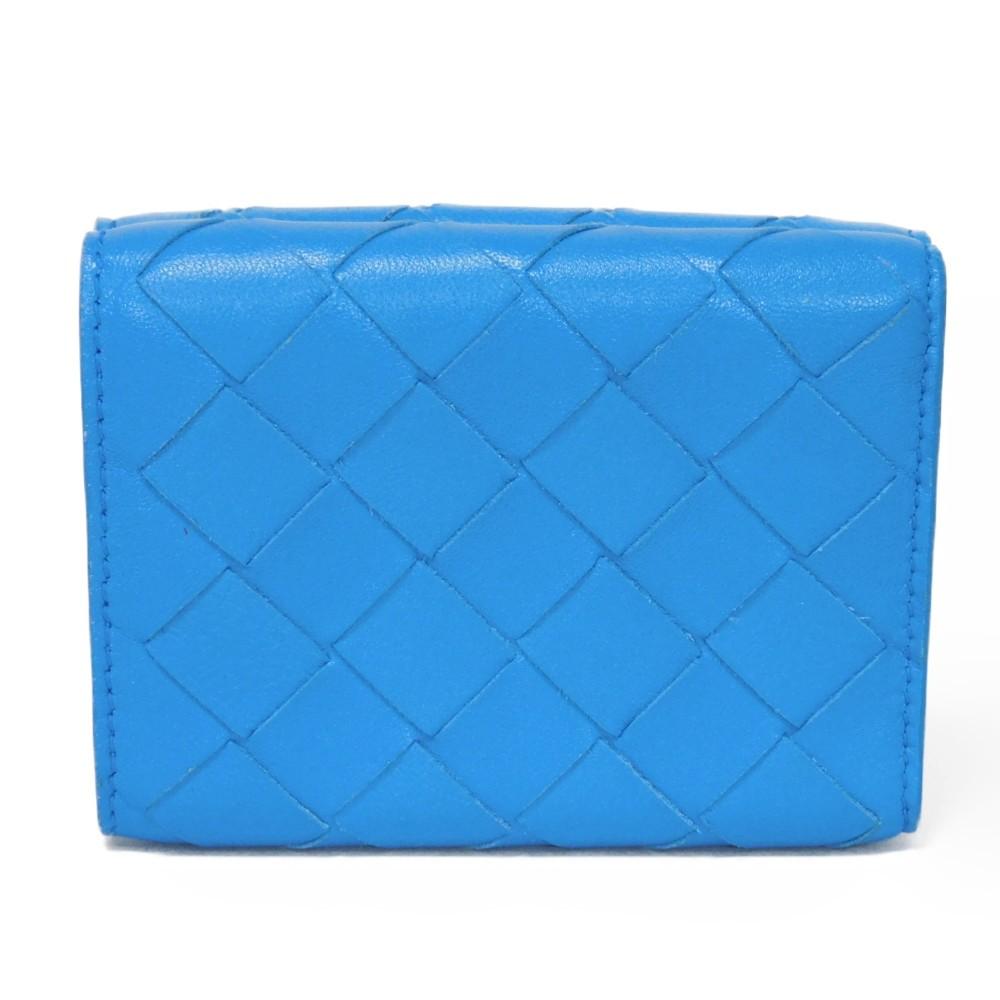 Used 11897 Tiny Mini Wallet 635561 VCPP2 4611 7942 RFID IC Chip Maxi Intrecciato Swimming Pool Unisex from Japan