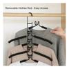 Modern Minimalist Multi Layer Clothes Hanger With Anti Slip Design For Laundry Room