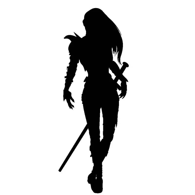 Creative Beautiful Warrior Car Stickers  Personality Fashion Auto Body Window Waterproof Vinyl Decals Decorate