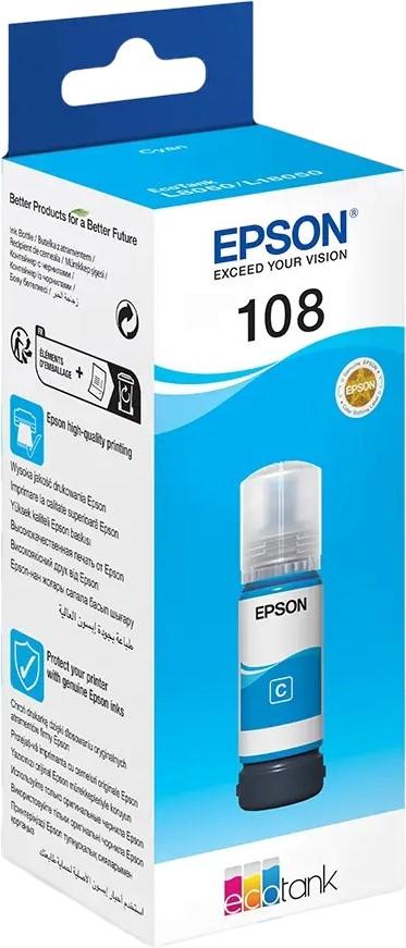 Epson EcoTank 108 Cyan Ink 70 (8715946712345)