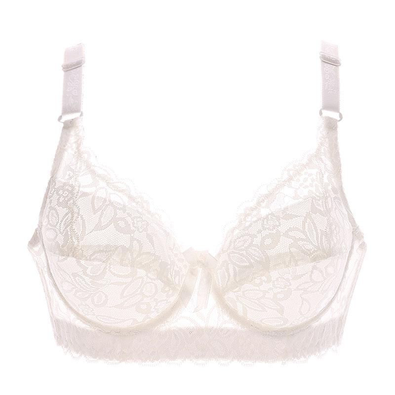 Women Underwear Small Bra Plus Size Undewire Adjustable Lace Women's Bra Breast Cover B C D Large Size Lace Bras
