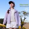 ASK JUNIOR Girls' Lightweight Stand Collar Sun Protection Jacket