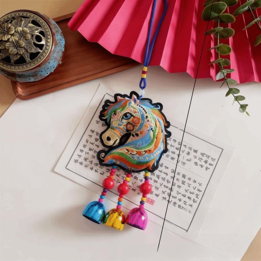 Embroidered Chinese New Year Incense Packet Chinese Car Hanging Ornaments  Festive Accessory