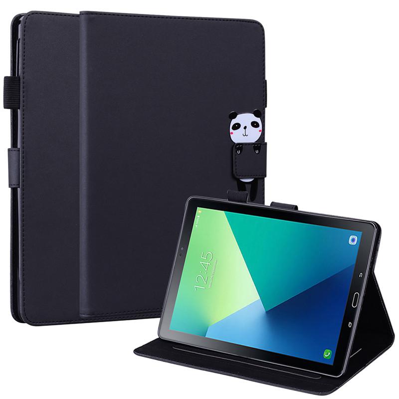 Tablet Case For Samsung Galaxy Tab A A6 10 1 2016 SM T580 Case Cute Cat Panda Painted Soft TPU Magnetic Tablet For Galaxy Tab A 2016 Case