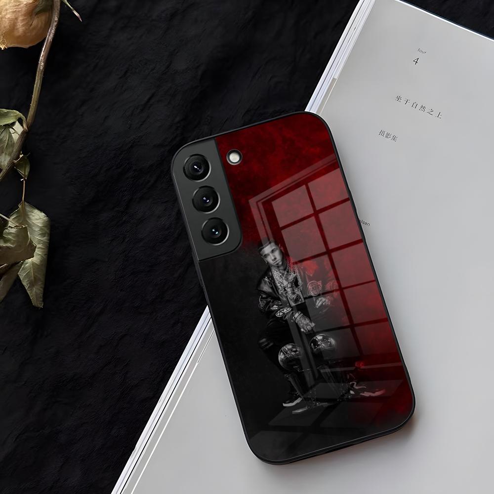 A-Anuel AA Phone Case Glass For Samsung Galaxy S21 S26 S25 S22 S20 S24 S23 Ultra Fe Plus A16 A34 A54 A24 Coque