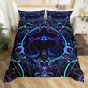 Zwillinge Königin König Bettbezug Sternbild Horoskop Bettdeckenbezug Astrologie Galaxie Bettwäscheset Stern Polyester Steppdeckenbezug