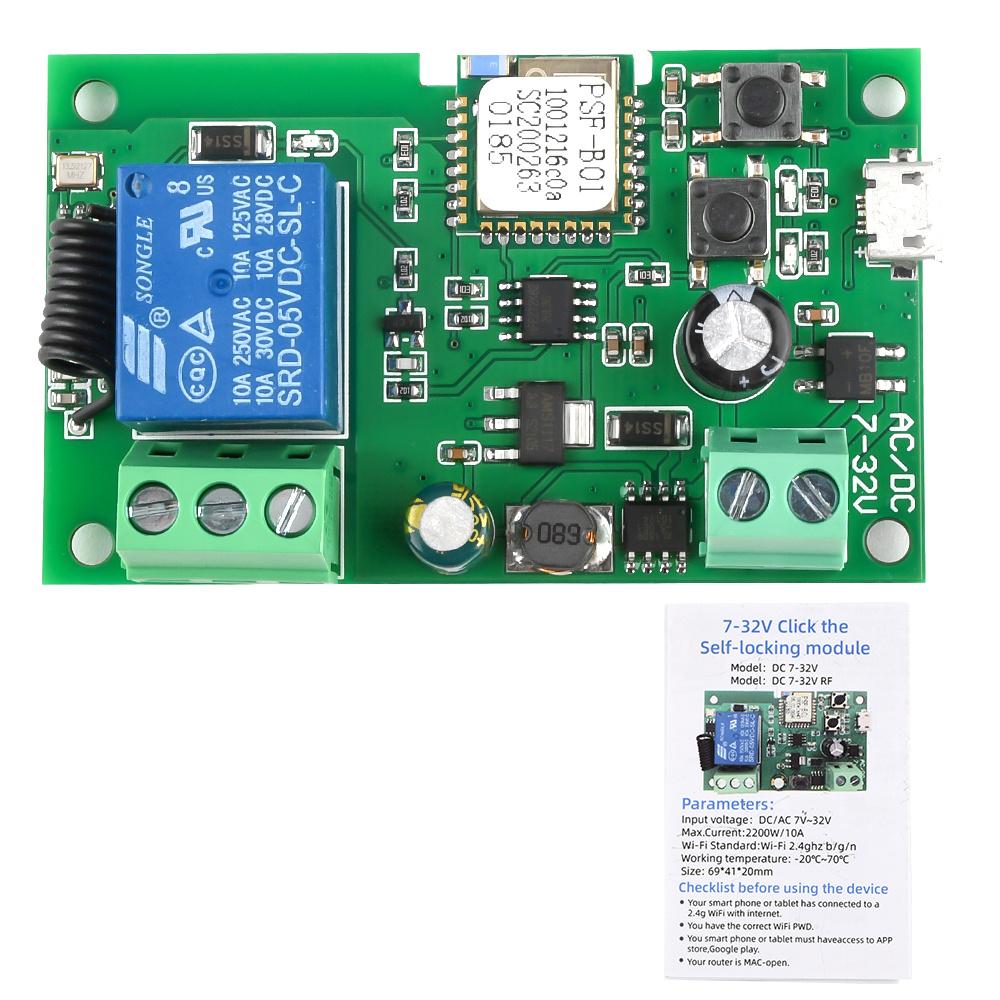 5V/8-80V ESP8266 Drahtloses WIFI 1 2 4 8 Kanal Relaismodul ESP-12F Wifi Entwicklungsboard für Arduino AC/DC Netzteilmodul