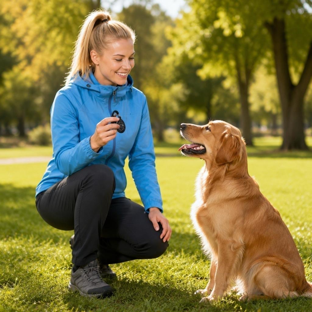 Clicker per Addestramento Cani Strumento Portatile per l'Addestramento Comportamentale per Cani Obbedienza