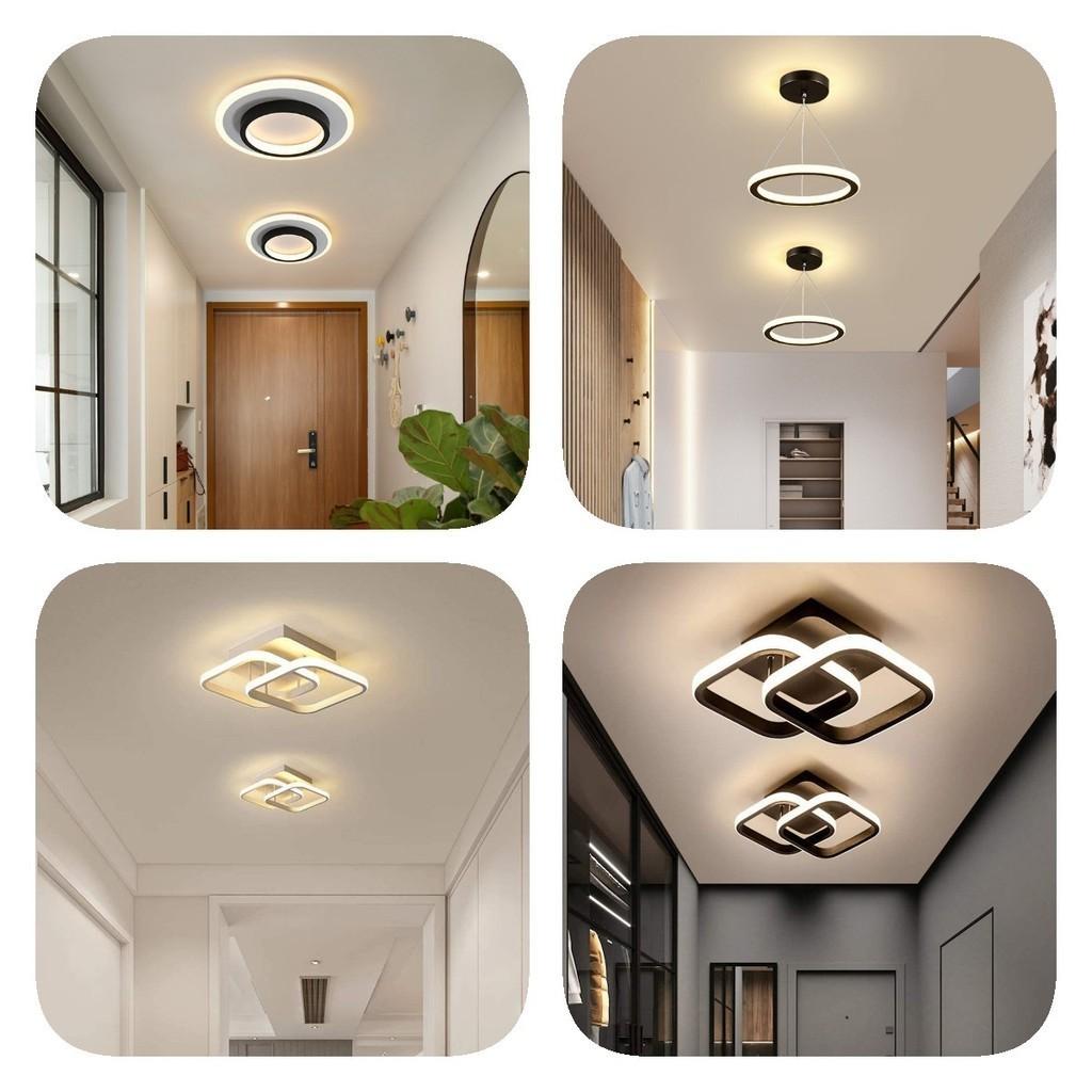 Modern Minimalist Led Ceiling Light For Hallways And Entryways With Creative Nordic Design