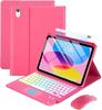 IPad 11. Gen beleuchtete Bluetooth-Tastaturhülle - 10. Tablet-Abdeckung für Apple A16, Spanien