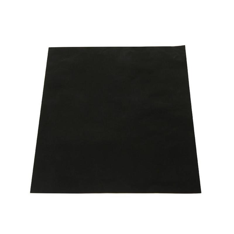 

Многоразовый антипригарный коврик для гриля, подложка, противень, портативный, для пикника на открытом воздухе, термостойкий, инструмент для приготовления пищи, барбекю, духовка, толщина 0,08 мм чёрный