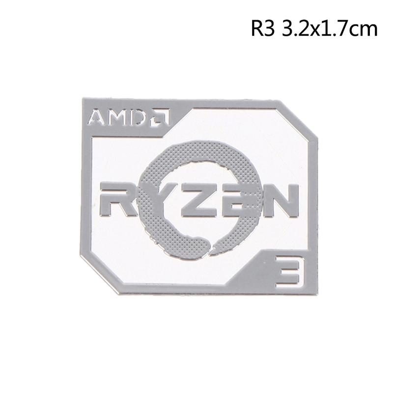 Amd Ruilong Ryzen R9 R7 R5 R3 Vega Metal Sticker Notebook Desktop Logo Sticker