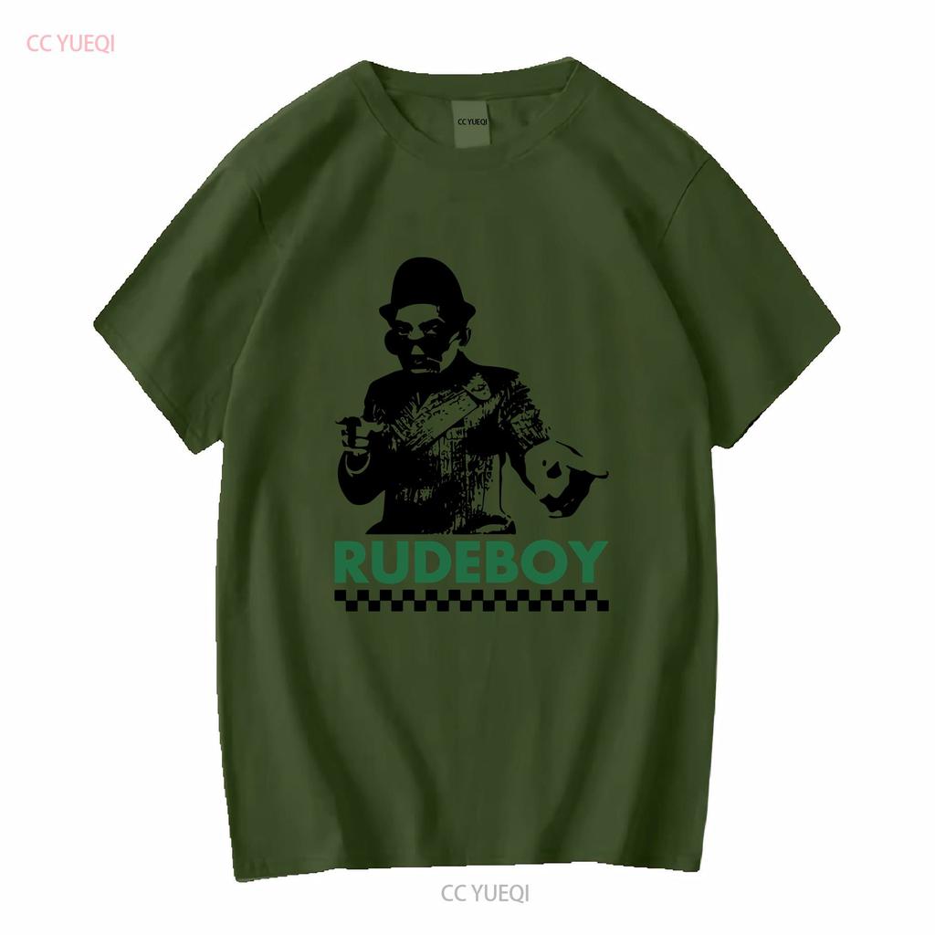 Rudeboy Laurel Aitken Reggae T Shirt Ska Music Skinhead Lee Scratch Perry Long or Short Sleeves Vintage Washed Unisex Slightly