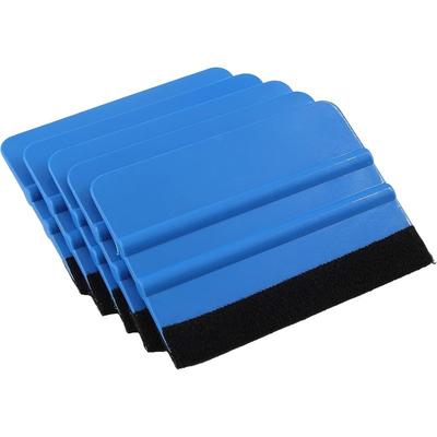 4 Inch Felt Edge Squeegee, 2-5Pcs Car Vinyl Scraper Decal Applicator Tool for Window Tint, Wallpaper, Decal Sticker Installatio