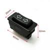 2X 2 Rows Electric Switch Red Led Light
