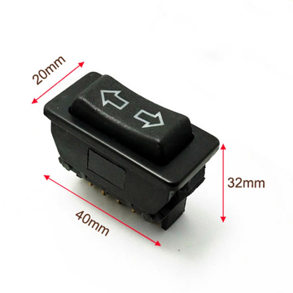 2X 2 Rows Electric Switch Red Led Light