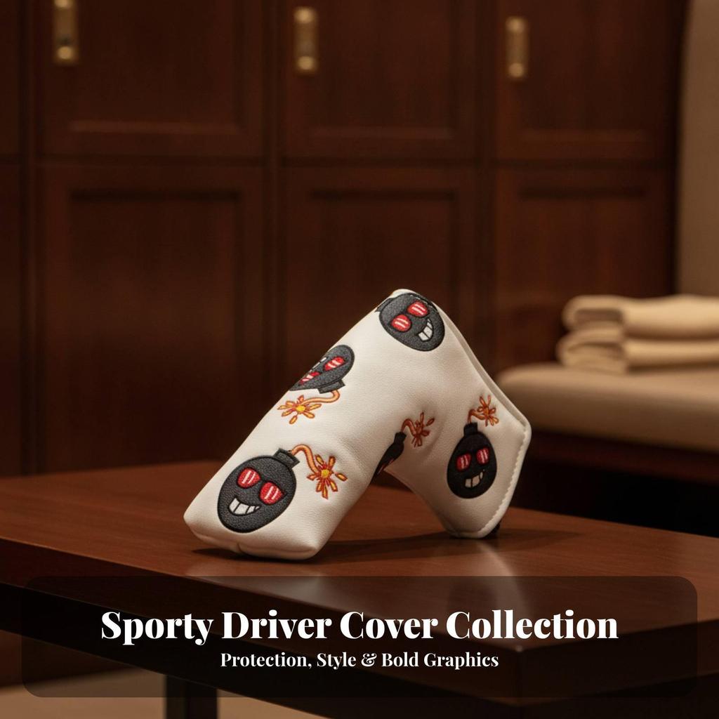 Golf Wood Head Cover Easy to Wipe Clean Sporting Goods Reinforced for Golfers